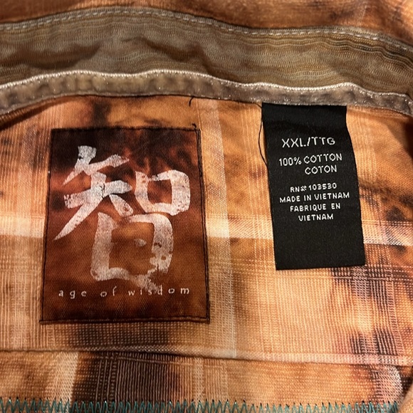 🔥 Upcycled LED ZEPPELIN Band Shirt XXL | Bleached Plaid Grunge Flannel Vibes - Picture 8 of 8